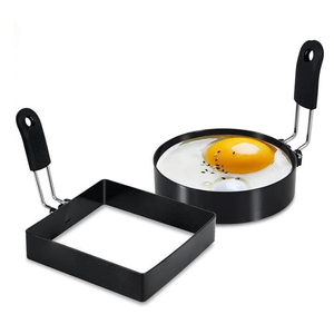 Tiện ích nhà bếp chịu nhiệt thép không gỉ đồ nấu nướng công cụ không dính trứng nấu ăn Vòng trứng khuôn - Product Image 1