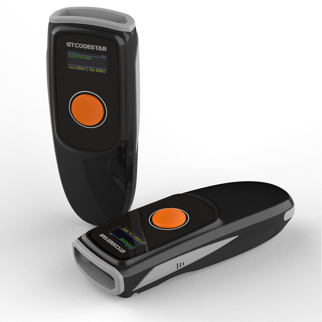 Wireless for 2D Barcode Scanner Screen High Scan Speed 1-Year Warranty-Dedicated for Warehouse Inventory Express Delivery