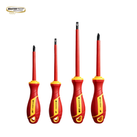 Tournevis isolés VDE ergonomiques pour électriciens, outils à main de fixation, efficaces et sûrs