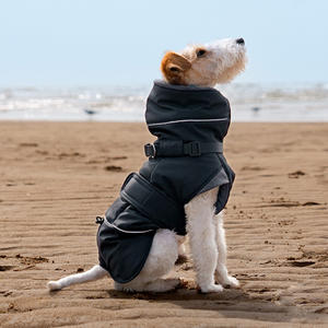 מוצרי כלבים מעצבים עמיד למים מעיל צווארון פרווה עמיד למים עבור בינוני עד גדול כלבים חם בגדים - Product Image 5