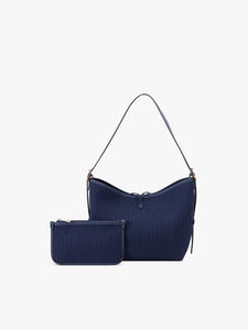 Bolso de Mano MINYUAN para Mujer, Moderno, de Gran Capacidad, Tejido en 3D con Patrón de Caramelos, Cierre de Cremallera, Correa Única, Portátil - Product Image 3