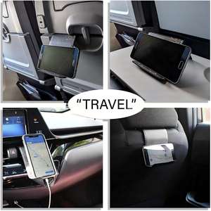 Portable Flexible <b>Leather</b> Tablet & Phone <b>Desk</b> Mount Stand with Flip Support Bracket Compatible with iPad for Office <b>Desk</b> Use - Product Image 3