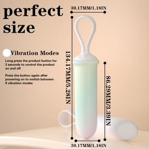 पुल-रिंग हैंड-आयोजित प्लग-इन डिजाइन और मजबूत उत्तेजना के साथ महिला हस्तमैथुन के लिए ओम s660 बुलेट वाइब्रेटर - Product Image 2