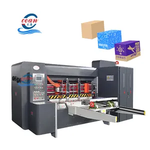 Rotary die cutting machine for corrugated pizza box manufacturing machine for sale