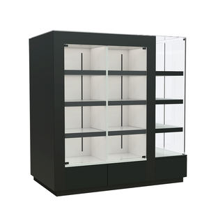 Présentoir de produits de beauté personnalisé en MDF et verre de haute qualité et attrayant - Product Image 4