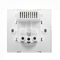 Prise murale allemande standard européenne UE 10A avec double ports USB, panneau en verre trempé, garantie 12 ans, utilisation universelle