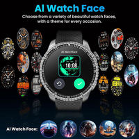 Montre connectée SENBONO MAX88 pour hommes - Montre connectée GPS six étoiles |   Montre connectée de fitness avec écran AMOLED HD, appels sans fil, étanchéité 5ATM