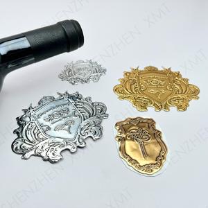 Etiqueta Adhesiva Personalizada OEM de Metal Dorado para Envases de Perfume, Logotipo de Marca Clásica de Etiqueta Privada para Botellas de Perfume - Product Image 2