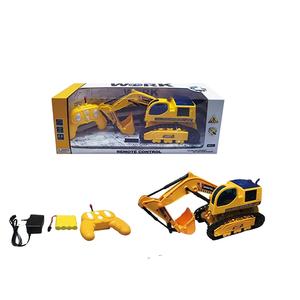 <span class=keywords><strong>Jouet</strong></span> télécommandé pour enfants, camion en plastique, pelle télécommandée, 6 canaux, 2.4G, jouets enfant, 1 pièce - Product Image 1