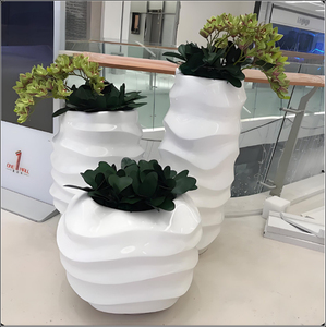 Macetas Modernas Redondas de Metal, Diseño de Alambre de Hierro, Florero para Exhibición de Plantas de Interior, Soporte Decorativo para Macetas - Product Image 6