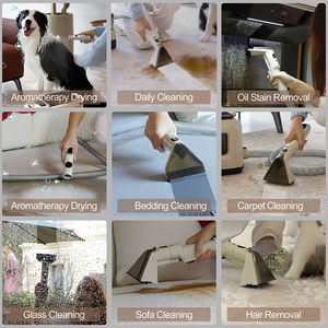<span class=keywords><strong>Nettoyeur</strong></span> <span class=keywords><strong>Vapeur</strong></span> Électrique Portable 1650W avec Fonction de Séchage et de Parfum Intégrée pour Usage Domestique, Extérieur et Hôtelier - Product Image 5