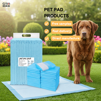 Tapis d'apprentissage de la propreté jetables pour chiens et chats, 6 couches, en PE et papier, imperméables, super absorbants et à séchage rapide