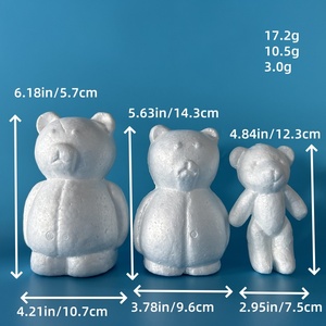 Tốt Nhất Bán Teddy Rose Gấu Chất Lượng Cao Bọt Xốp DIY Trẻ Em Trang Trí Hoa Cây Cho Ngày Valentine Của Trung Quốc Năm Mới - Product Image 2