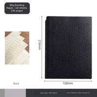 Carnet de notes A5 à texture crocodile avec couverture souple en cuir PU et emplacement pour stylo