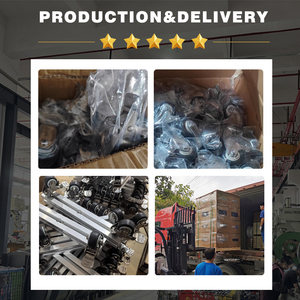 Neue Trolley Castor Wheel Top Plate mit Gesamt bremse 1,5 Zoll 2 Zoll Edelstahl schwenkbares TPR Light Duty <span class=keywords><strong>Caster</strong></span> Wheel - Product Image 5