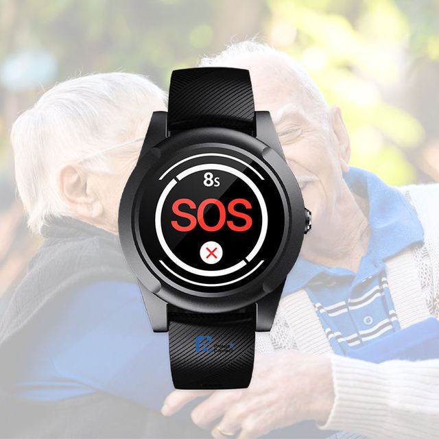 Kids EV-05 Touch Screen SOS 4G LTE Medical Alert System Bracelet for Alzheimer Monitoring Fall GPS Tracker