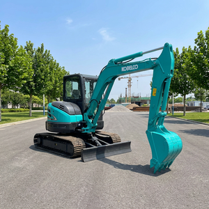 รถขุดตีนตะขาบ Kobelco SK55 มือสอง 5.5 ตัน จากญี่ปุ่น ระบบไฮดรอลิกครบชุด อัตราการเสียหายต่ำ จัดส่งรวดเร็ว จัดส่งทั่วโลก - Product Image 1