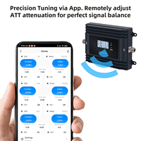 Amplificateur de signal tri-bande amélioré 2026 900 1800 2100 MHz B8 B3 B1 Gain 75 dB 1200 m² Application Tuya Europe Asie Afrique 2G 4G 5G