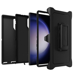 <span class=keywords><strong>Coque</strong></span> de téléphone Defender noire avec clip ceinture et béquille rotative à 360° pour <span class=keywords><strong>Samsung</strong></span> <span class=keywords><strong>Galaxy</strong></span> S24 S25 S26 Ultra – Offre Spéciale - Product Image 3