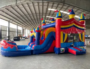 Inflatable Bouncer Castle Bouncing Castle Jumping Castle For Sale Custom Accessories Western Customized Sea PVC Logo Air Pcs Min