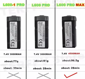 Batterie Li-PO 7,4 V 4500 mAh pour drone L600 Pro Max - Pièce de rechange Hélices et accessoires - Product Image 2
