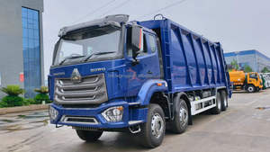 Camion Compacteur de Déchets Automatique à Chargement Arrière LHD RHD 8X4 Robuste Prix Usine - Product Image 4