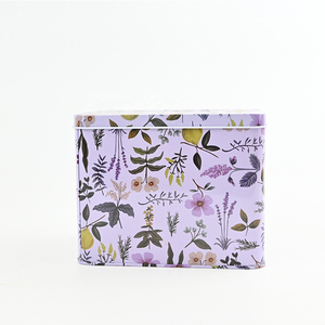 Bán Buôn Biểu Tượng Tùy Chỉnh In Ấn Quà Tặng Bao Bì Vuông Hộp Thiếc Với Nắp <span class=keywords><strong>Cookie</strong></span> Trà Bánh Cấp Thực Phẩm Kim Loại Lon - Product Image 3