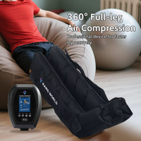 Bottes de massage pneumatique sans fil à logo personnalisé pour la relaxation complète des jambes, soin des pieds d'athlète et récupération, pour le soulagement de l'œdème