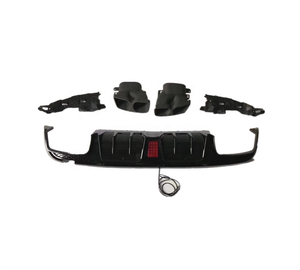 Diffusore Posteriore W205 <span class=keywords><strong>Classe</strong></span> C con Terminali di Scarico per Mercedes-Benz W205 <span class=keywords><strong>Classe</strong></span> C, Kit di Aggiornamento a Diffusore Posteriore Stile <span class=keywords><strong>B</strong></span> - Product Image 3