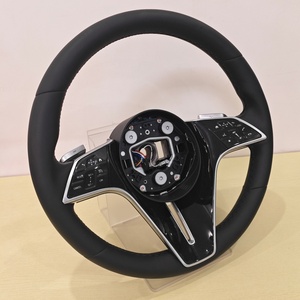 Volante de Cuero Negro Completo al por Mayor para <span class=keywords><strong>Mercedes</strong></span> <span class=keywords><strong>Benz</strong></span> C197 W204 W205 W209 W210 W213 GLC X253 - Product Image 1