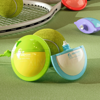 XINGYUAN Flacons souples portables en forme de disque pour crème pour les mains 50 ml, bouteilles personnalisées en plastique pour lotion et écran solaire avec trou de suspension