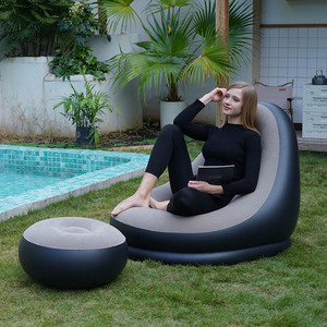 Modern Design Single <b>Sofa</b> <b>Bed</b> Automatic Inflatable <b>Folding</b> Chair Eco TPU Outdoor Bedroom Leisure Multicolor - Product Image 6