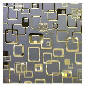 แก้วตกแต่งสีทึบกันน้ำสีทองกรดไททาเนียมสำหรับ<span class=keywords><strong>ห้อง</strong></span>ครัวและห้องนั่งเล่นสำหรับผ้าม่าน<span class=keywords><strong>ผนัง</strong></span>และโรงแรมราคาโรงงาน - Product Image 2