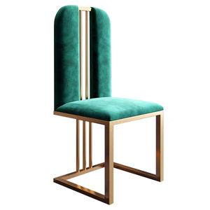 Comprar muebles en línea de lujo moderno de metal sostener Silla de cena pesada al por mayor sillas de comedor Silla de Oro para la cena - Product Image 1