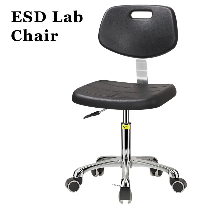 Laboratory chairs esd lab chair PU foam anti-static backrest dust-free workshop laboratory can be lifted and rotate