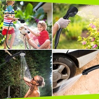 Nouvelle conception, douche électrique portable pressurisée rechargeable par USB 6000 mAh pour le camping en plein air, la plage et le lavage des animaux de compagnie