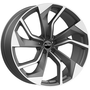 CERCHI EN LEGA REBEL 8.5x21 5x112 ET 19 DIAMANT ANTHRACITE MAT - Product Image 1
