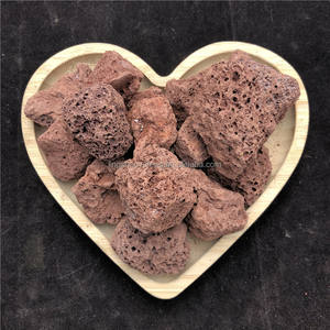 Pierres ponces volcaniques noires naturelles en gros pour le jardin Roche poreuse Nature <span class=keywords><strong>Aquarium</strong></span> Marchandises <span class=keywords><strong>Pierre</strong></span> de lave rouge Boules d'aromathérapie - Product Image 3
