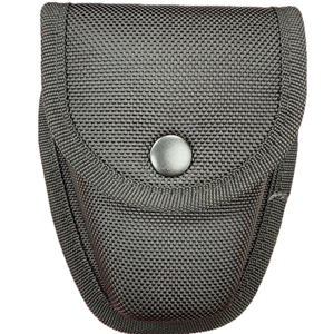 Funda táctica de nailon para esposas, sin correa, diseño de malla negra, protección para exteriores - Product Image 1