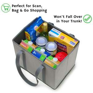 Juego de Bolsas de Compras Reutilizables, Bolsa de Mano Resistente y Duradera, Bolsa de Compras con Fondo Reforzado - Product Image 5