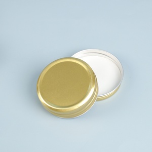 Envase Redondo de Aluminio Dorado de 100 ml con Tapa de Rosca para Aceites Esenciales y Cosméticos (Color Personalizable) - Product Image 1