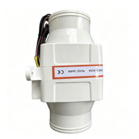 Mambaflo 12V DC Tekne Kabin Hava Sirkülasyonu için Hat İçi Havalandırma Fanı