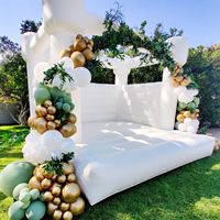 THL arrière-cour enfants divertissement fête mariage videur parque acutico gonflable château de saut gonflable blanc maison de rebond gonflable