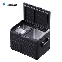 Livraison gratuite aux États-Unis, réfrigérateur portable et mini-réfrigérateur de voiture 24V 12V 40L, réfrigérateur-congélateur portable à compresseur pour voiture