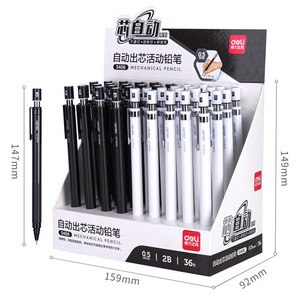 Lápiz mecánico Deli de 0.5 mm 2B con expulsión automática de mina para estudiantes - Product Image 2