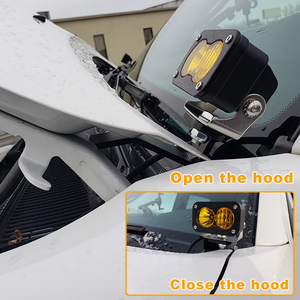 3Inch 20W Trắng/Vàng Combo Chùm Xe Mui Xe LED Làm Việc Ánh Sáng Xe Đạp Xe Máy Lái Xe Phụ Trợ Chiếu Sáng Đèn Pha Đèn Sương Mù - Product Image 6