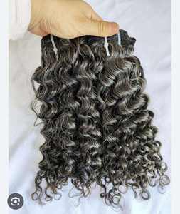 Venta al por Mayor de Extensiones de Cabello Humano CDYHAIRVN, Color Gris Sal y Pimienta Natural, de un Solo Donante, Sin Procesar - Product Image 2