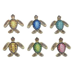 Nouveauté : Porte-clés en résine en forme de tortue marine, style marin, marque JXF - Souvenir touristique, cadeau promotionnel, agence de voyage - Product Image 4