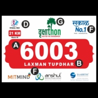 Plantillas para Dorsales de Carrera |   Con 7 Plantillas para Números de Carrera, Imprimibles Digitalmente, Plantilla para Carreras, Pulsera de Tyvek Personalizada