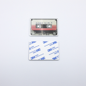 Imán Magnético para Auto con Forma de Cinta de Audio Vintage, Logotipo de Empresa Impreso, Papel Magnético Suave, Imán Personalizado para Auto - Product Image 4